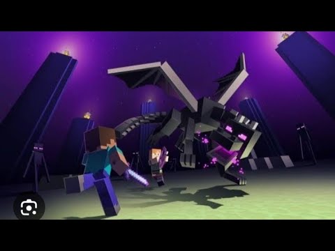 Finding Ender Dragon in Minecraft Gravel Gives OP Items Mod [Part-7]