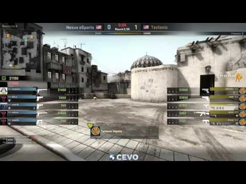 $10,000 RGN Winter Classic II Ro32    Tectonic vs Nexus Esports bo3 Map 2 Dust 2