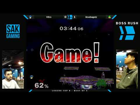 Boss Rush lloD Losers Top 8   Vitro Marth vs ilovebagelz Luigi