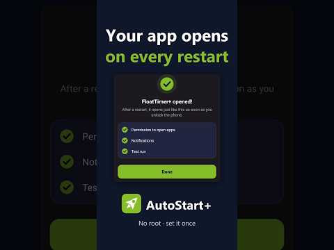 AutoStart+: Auto Start on Boot video thumbnail