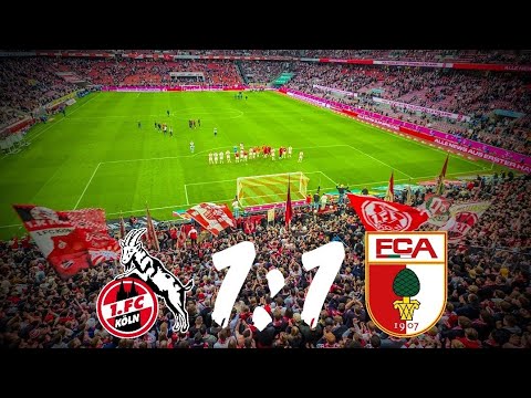 1.FC Köln - Augsburg 1:1 Stimmung Ultras Köln 