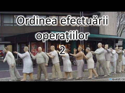 Ordinea efectuarii operatiilor si folosirea parantezelor, lectia 2, clasa a-IV-a