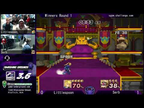 SG at GU 16.3 WR1 - Little Spoon (Zero Suit Samus) vs Serbian Film (Ice Climbers, Wario)