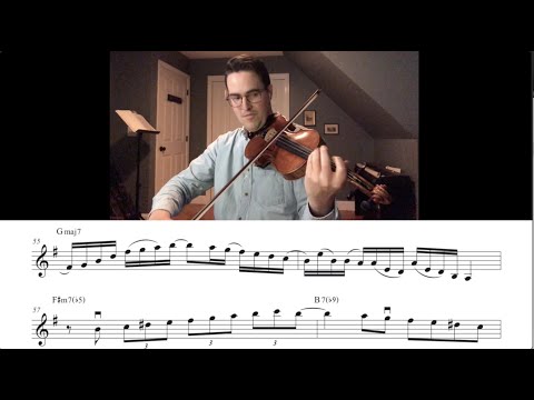 Jazz Violin Solo - "Autumn Leaves"