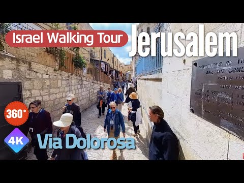 Via Dolorosa Part 1. Experience Galvori (Golgoda) site in Jerusalem now 2023 on Hardship Week Easter