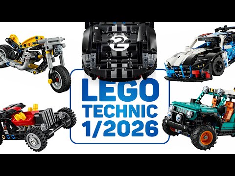 NEW LEGO Technic 1/2026 Sets Reveal!