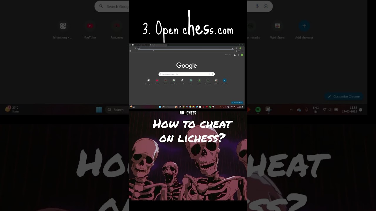 How to cheat on lichess? #chess #chesscom #lichess #memes #viralvideo #cheat