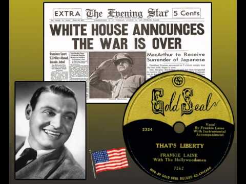 FRANKIE LAINE - That's Liberty (1947) 1st Post of His 1st Song!