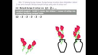 Pembagian Bilangan dengan Pengurangan Berulang Kelas 3