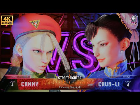 Street Fighter VI | battle of the cakes | Cammy vs Chun LI | 4k
