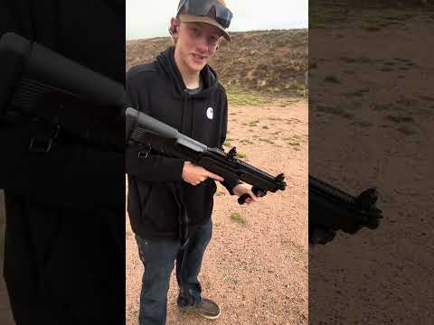 Test fire and review of the escort BullTac 12 gauge shotgun bullpup shooting range guns