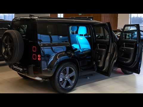 2025 Black Land Rover Defender HSE 110 D250 - Luxury SUV in Detail