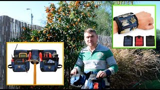 חגורת כלים וצמיד מגנטי לעבודות גבס | חשמל