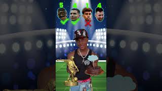 Download lagu Ronaldo💔 vs Messi🥶 vs Mbappe😎 vs Yamal😱 - IShowSpeed Asks mp3