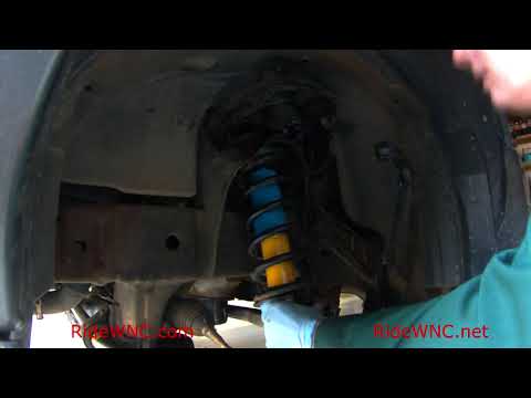 2005 Nissan Frontier Front Strut Shock Bilstein Install
