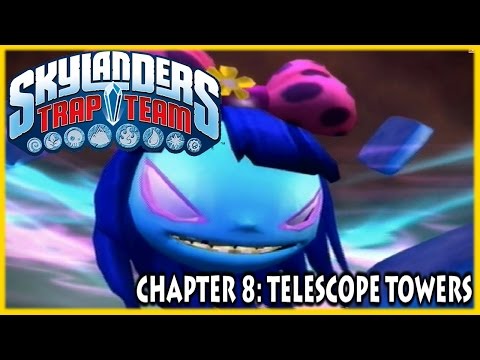 Skylanders Trap Team Wii - Playthrough Chapter 8: Telescope Tower+Dreamcatcher Battle