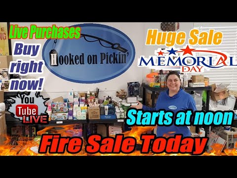 Live Fire Sale Today Buy direct from me over 80 Items so many good deals! --Online Re-seller