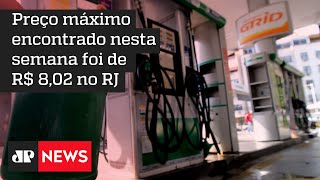 Gasolina rompe a barreira dos R$ 8 pela primeira vez, diz ANP