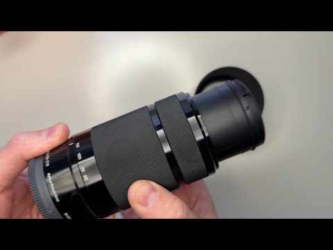 Unboxing Sony lens E55-210 F4,5-6,3 OSS