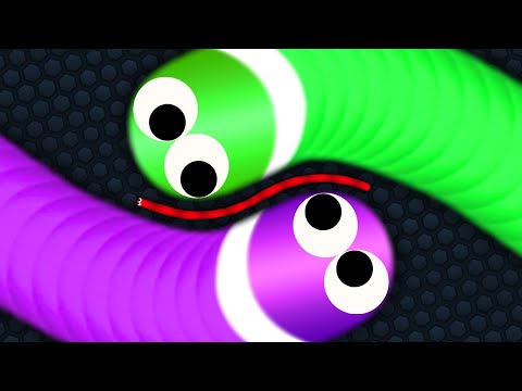 Slither.io Pro Tiny Snake Trolling Giant Snakes - Epic Slitherio Gameplay