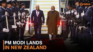 PM Modi Arrives in New Zealand | First Visit by an Indian PM in 40 Years