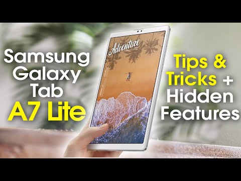 Samsung Galaxy Tab A7 Lite Hidden Features + Tips and Tricks | H2TechVideos