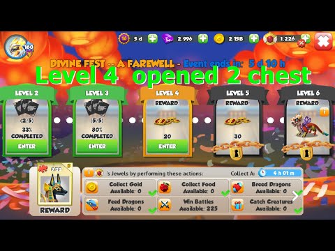 Where is the key in Level 4 ?-Opened 2 Chest | Dragon Mania legends | Divine Party A farewell | DML