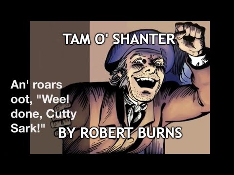 Tam o' Shanter by Robert Burns *UNCENSORED VERSION* (recital with animation & subtitles)