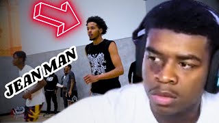 He Was Giving The Whole Gym Problems With JEANS On...UNCLE SKOOB 5v5 Open Runs  (REACTION)