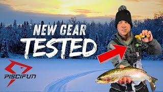 Ice Fishing With NEW Piscifun Gear!