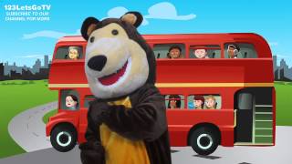 Wheels On The Bus Nursery Rhymes Kid Songs - Bear Benson British English