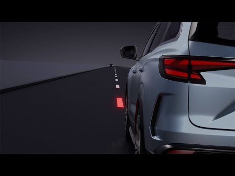 sistema de prevenção de emergência de transposição de faixa de rodagem - Espace full hybrid E-Tech - Renault