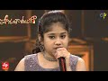 Mila Mila Merisina Song Tanvi Manjula Performance Padutha Theeyaga 3rd July 2022 ETV Telugu