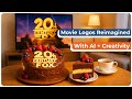 Movie Studios Logos Reimagined With AI And Imagination