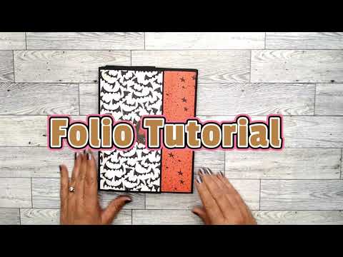 Simple DIY Folio Tutorial including adding pattern paper