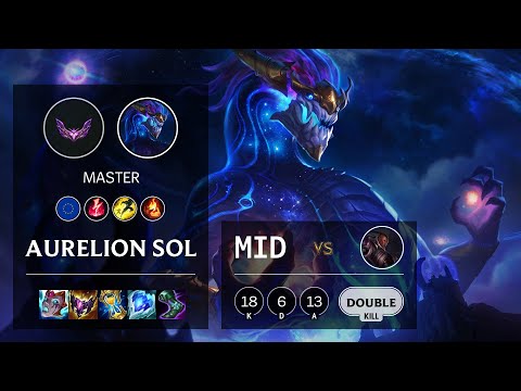 Aurelion Sol Mid vs Lucian - EUW Master Patch 12.1