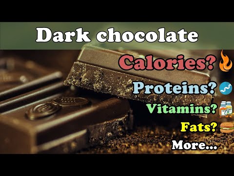 DARK CHOCOLATE - Calories, Proteins, Vitamins, Fat, Minerals [ANALYSIS] #8