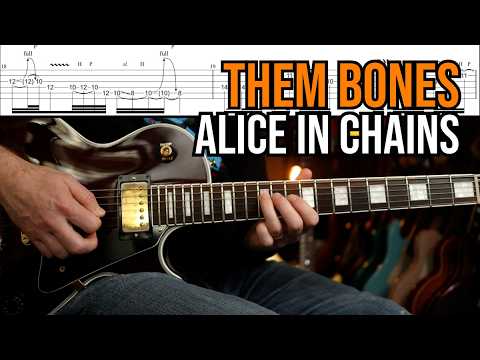How to Play "Them Bones" by Alice In Chains | Guitar Lesson
