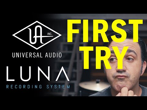 Universal Audio LUNA First Try