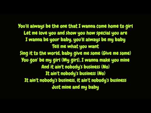 Rihanna - Nobody's Business Featuring Chris Brown (Lyrics HD)