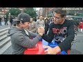 ARM WRESTLING AT UNION SQUARE NYC