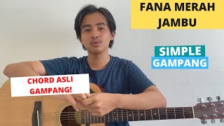 Download lagu CHORD ASLI GAMPANG (Fana Merah Jambu - Fourtwnty) (Tutorial Gitar) mp3