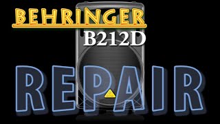 Video thumbnail for BEHRINGER EUROLIVE B212D / POWERED BOX REPAIR / 12" SPEAKER by Evah Slick Media