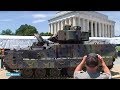 Trump onder vuur voor militaire parade met tanks - RTL NIEUWS