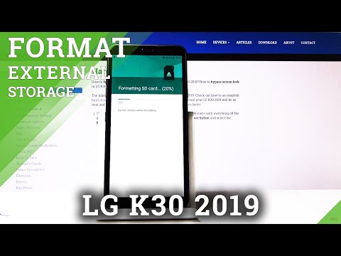 How to Format SD Card in LG K30 2019 – Restore SD Memory