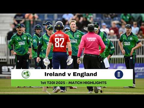 Ireland vs England 1st T20I, 2025 | Match Highlights