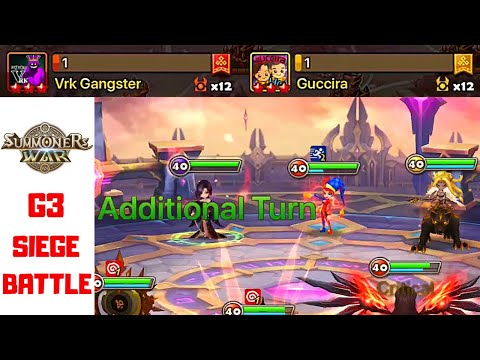 Tesarion.exe - HIGH G3 Siege - GOAT v VRK Gangster v Guccira - Summoners War