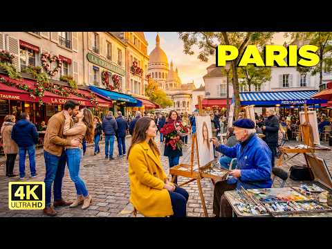 Paris City of Love on Valentine’s Day 💘 | Walking Tour 4K60fps