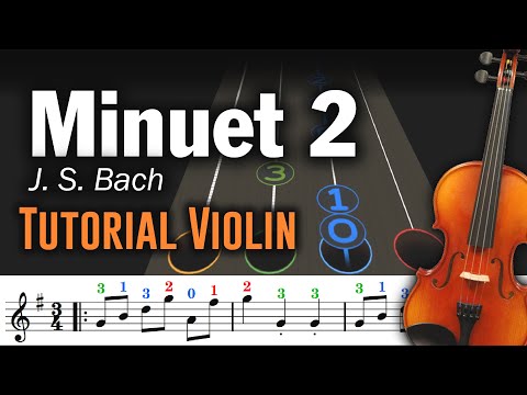 Minuet 2 | Tutorial Violin - Play Along