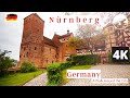 🇩🇪 Imperial Castle of Nuremberg (Kaiserburg Nürnberg), Germany Walking Tour - 4K UHD 2022 🇩🇪